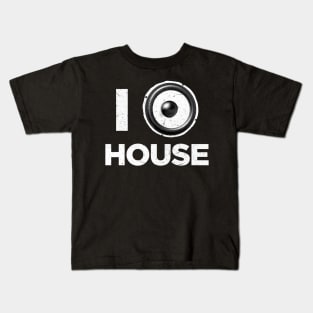 I love house music Kids T-Shirt